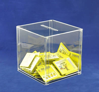 Losbox Acryl unmontiert - Einwurfbox / Aktionsbox / Sammelbox / Feedback Box - Bild 1 von 3