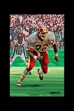 Dexter Manley Custom 4x6 Art Card Washington Redskins 