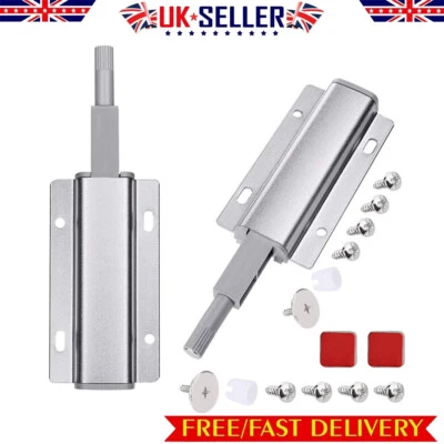 2-10x Heavy Duty Metal Push To Open Catch Cabinet Door Kitchen Wardrobe Hardware - Image 1 of 4