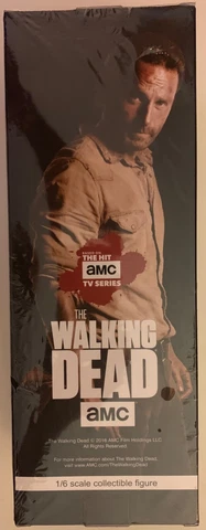 ThreeZero The Walking Dead Rick Grimes 12 in Action Figure NEW in Box Cover