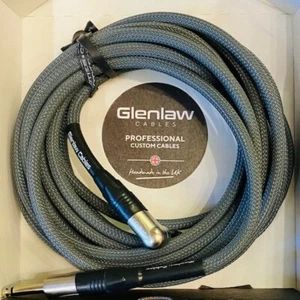 Glenlaw Handmade UK 6m LowHz Instrument Cable In Titanium Grey (I-CB-S-R-6-TG) - Picture 1 of 2
