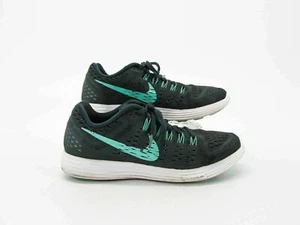 Nike Women Shoe Lunar Tempo Trainer Size 10M Green Athletic Sneaker Pre Owned qp - Picture 1 of 12