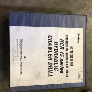 FURUKAWA ROCK DRILL MANUAL HCR 15 SERIES PARTS BOOK used maintenance - Imagen 1 de 2