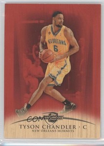 2008-09 Topps Hardwood Redwood Wood /15 Tyson Chandler #73