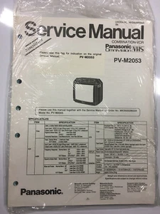 Panasonic Service Manual for PV-M2053 - Picture 1 of 1
