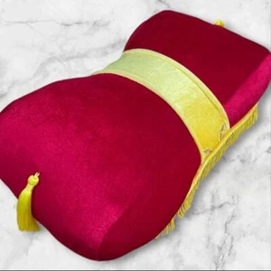 Beauty and the Beast Sultan Foot Stool Cushion Japan Tokyo Disney Resort NEW - Picture 1 of 5