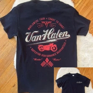 Van Halen 2000s Superior World Tour Concert Graphic Band T-Shirt Size S-5XL - Picture 1 of 6