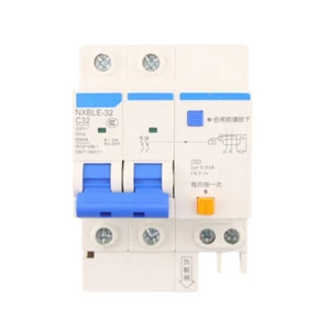 Circuit Breaker Leakage Protector C-Type 2P 32A Series For Chint NXBLE-32