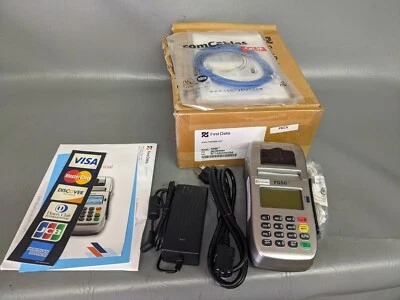 NEW OPEN BOX First Data FD50 Ti Credit Card Reader Terminal With Pin Pad (F4) - Image 1 of 4