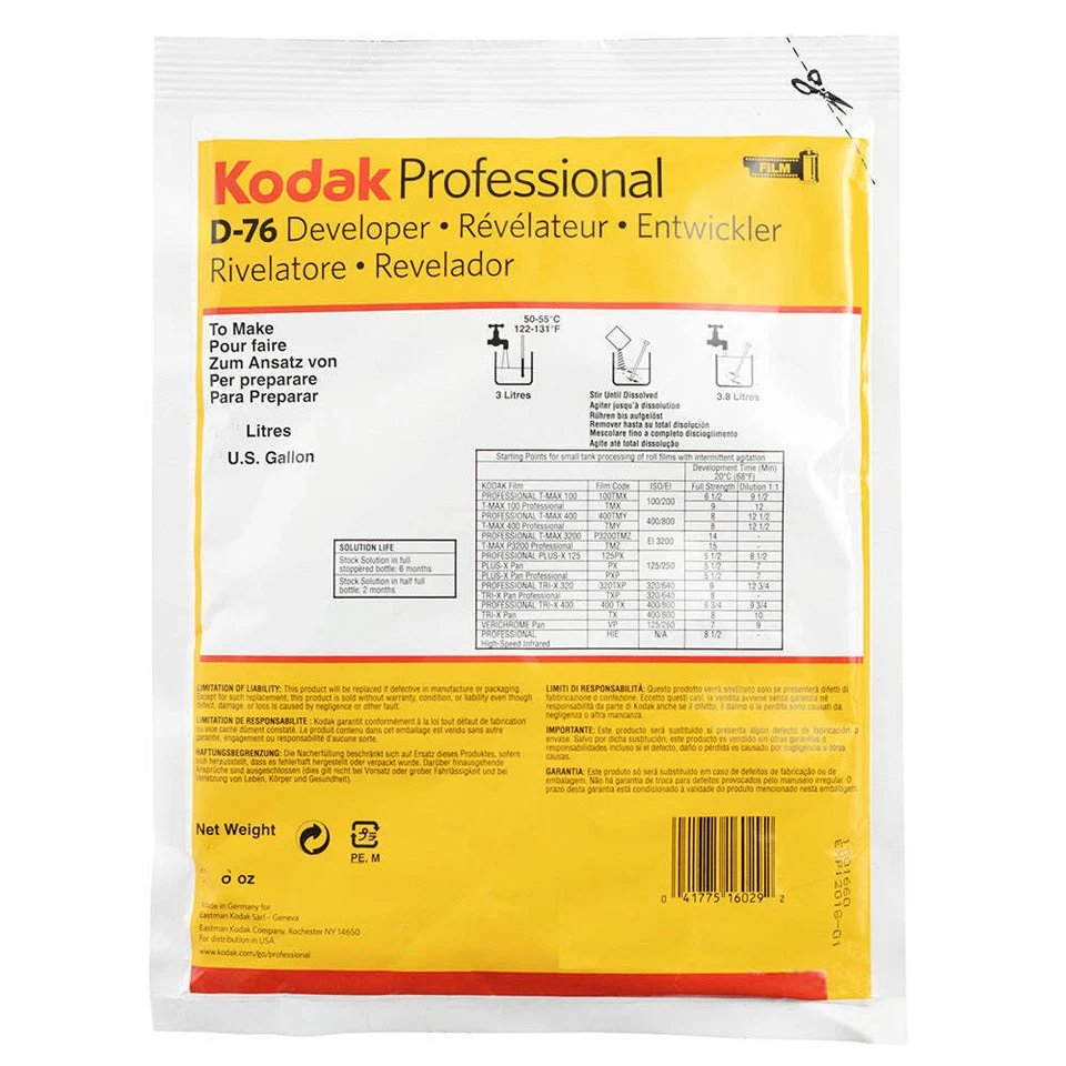 Kodak D76 Black & White Developer (Makes 1L) - image 1 of 1