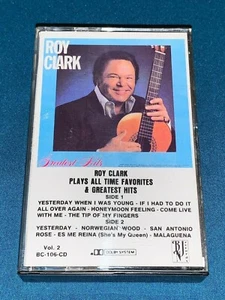 RARE Vintage Audio Cassette Tape ROY CLARK Plays All Time Favorites Greatest Hit - Picture 1 of 2