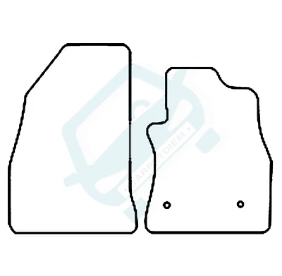 Fits Vauxhall Combo Van 2010 - 2019 Tailored Car Mats - Image 1 of 3