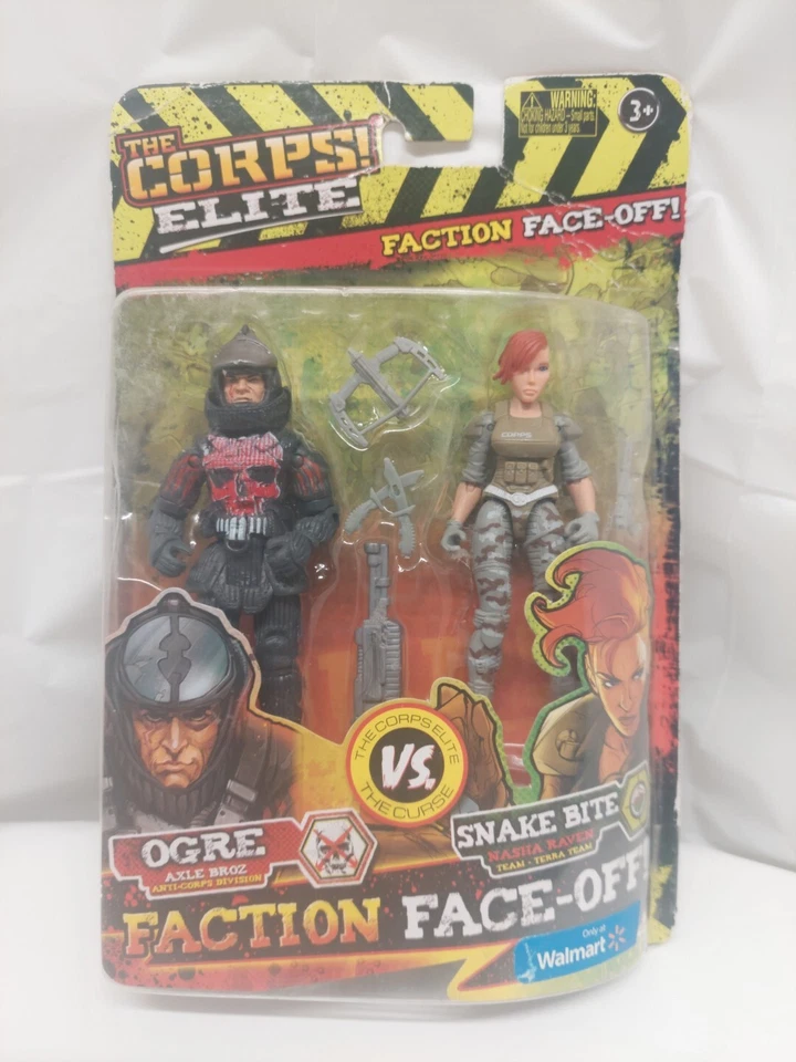 The Corps Elite Faction 2016 ¡Enfrentamiento! Figura Ogro vs Mordedura de Serpiente (NUEVO) Foto 1 de 2