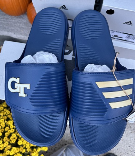 Sandali Adidas da uomo Alphabounce 2.0 Slides NCAA Georgia Tech GT blu JI2519