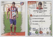 2013-14 Mundicromo Las Fichas Quiz de la Liga 2014 David Villa #075