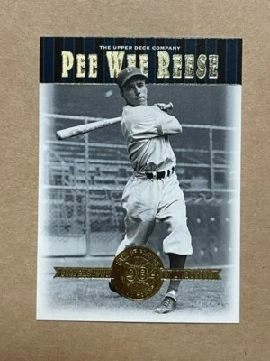 Pee Wee Reese ~ 2001 Upper Deck Hall of Famers  "Cooperstown Collection" #15 - Image 1 of 2