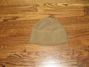 usmc beanie coyote in pile, fischi, insegne usmc all'interno, taglia 1 2005, vecchio stile - Foto 1 di 3