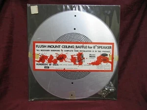NOS vintage Flush Mount Ceiling Baffle grille for 8" Speaker M8RA Aluminum Utah - Picture 1 of 4
