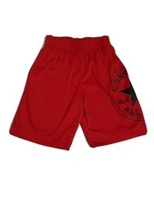 Boy's Youth Converse Shorts Chuck Taylor All Star Cotton Sz M 10-12Yrs Red  - Picture 1 of 4