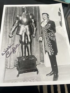 Foto autografiada firmada a mano por William Campbell Trelane Star Trekkie RARA - Imagen 1 de 3