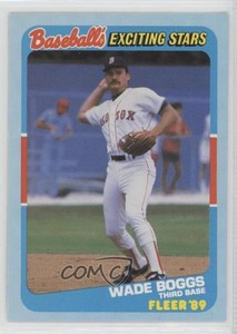 1989 Fleer Baseball's Exciting Stars Box Set Wade Boggs #2 HOF