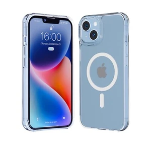 Case for Apple iPhone 14 Plus, Crystal Clear, MagSafe Compatible, Shockproof. - Picture 1 of 9