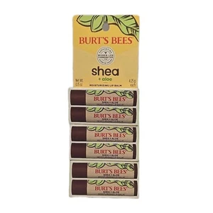 3 paquetes de bálsamo labial hidratante Burts Bees karité aloe cuidado labial seco 4,25 g - Imagen 1 de 2