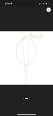 Collar Kendra Scott Jaimee Múltiples Hilos - Rodio Sobre Latón/Plata Foto 1 de 4