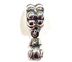 Dije colgante Lovelinks perro cachorro plata esterlina 925 estampado JAa - Artículo LL-1 - Imagen 1 de 8
