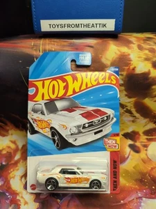 2025 Hot Wheels White 67 FORD MUSTANG COUPE HW Then & Now #121/250 New MIB Rare - Picture 1 of 4