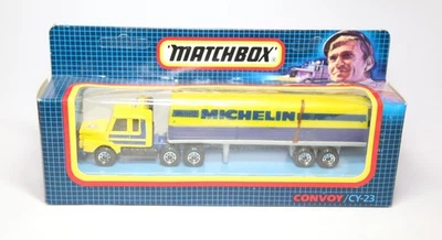 Matchbox Convoy CY23 Scania Covered Truck Michelin In Original Box - Mint 1991 - Image 1 of 4