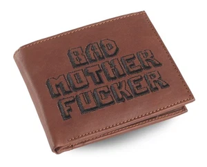 BAD MOTHER FUCKER PORTAFOGLIO Deluxe CON PORTAMONETE Pulp Fiction PATENTE Jules - Imagen 1 de 3