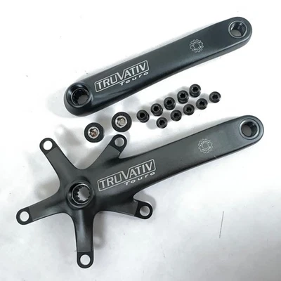 Truvativ Touro Triple Road Bike Crankset 130/74 BCD 175mm Arms Power Spline - Image 1 of 4