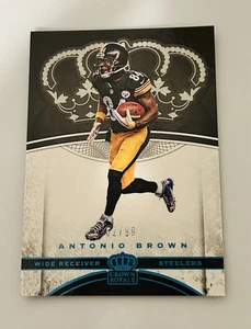2017 Preferred Crown Royale Antonio Brown 62/99 Steelers #10 SP - Picture 1 of 2