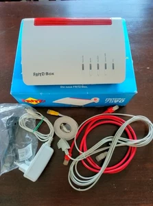 AVM FRITZ!Box 7590 WLAN Router mit Modem - Weiß (20002784) - Zdjęcie 1 z 1