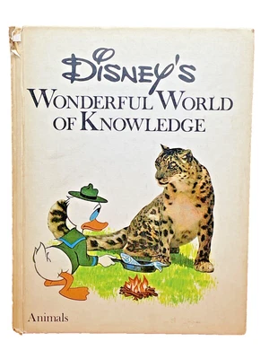 Disney’s Wonderful World of Knowledge Vol.1 1973 Animals Vintage Kids Hardcover - Image 1 of 4