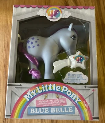 My Little Pony Original 1983 Collection 40 Anniversary BLUE BELLE 2022 - Image 1 of 4