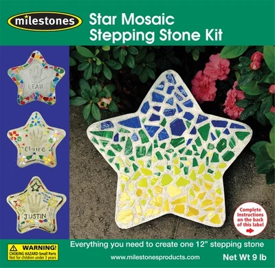 Mosaic Stepping Stone Kit Star - Image 1 of 3