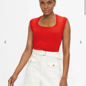 TED BAKER Staciey Scallop Detail Knitted Top size 2 - Picture 1 of 13