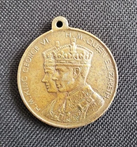 King George V1 Coronation Commemorative Medal 1937 - Bolehall & Glascote - Picture 1 of 2