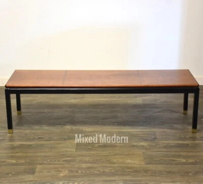 Mesa de centro MCM negra y de latón Foto 1 de 4