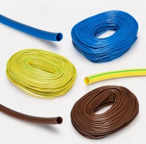 LOTE DE TRABAJO PVC FUNDA TIERRA, MARRÓN Y AZUL CABLE ELÉCTRICO CABLE TUBO (236) - Imagen 1 de 6