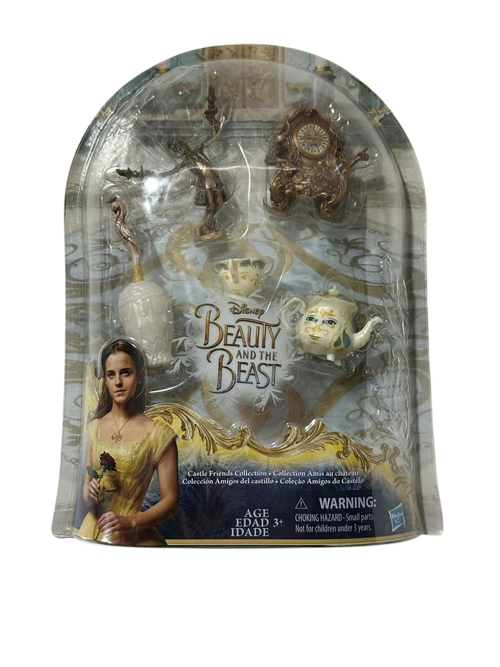 La Bella y la Bestia Disney Castillo Amigos Colección Totalmente Nuevo  Foto 1 de 4