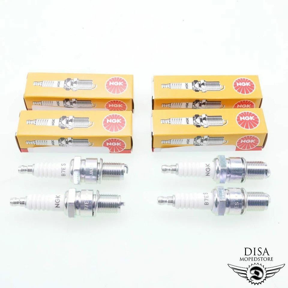 4x Zündkerzen NGK B7ES für Gilera CB1 Kawasaki KE175 Z650 Sachs ZX50 GT750