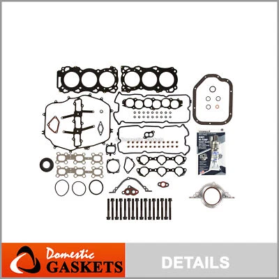 Fits 03-04 Infiniti FX35 G35 Nissan 350Z 3.5L DOHC Full Gasket Set Bolts VQ35DE — 第 1/4 张图片