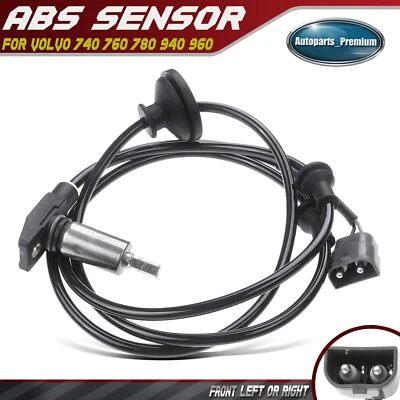 Sensor de velocidad de rueda ABS para Volvo 740 760 780 940 960 3515092 delantero izquierdo o derecho Foto 1 de 4