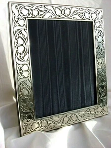 XLarge Super Finest 999 Quality Hallmarked Silver London & Britannia Photo Frame - Picture 1 of 13