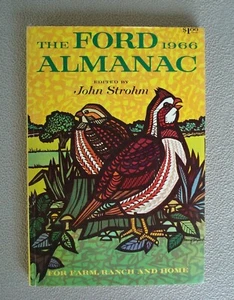 VINTAGE, 1966,"Salute to FFA", THE FORD ALMANAC Magazine Vintage  Book - Picture 1 of 6