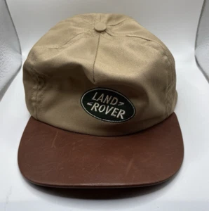 Cappello Bill in pelle originale vintage Land Rover 5 pannelli design personalizzato MADE IN USA - Foto 1 di 10