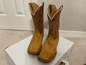 NEW WITH BOX - Mens sz 13-D Genuine Ostrich Cody James Boots - Picture 1 of 4